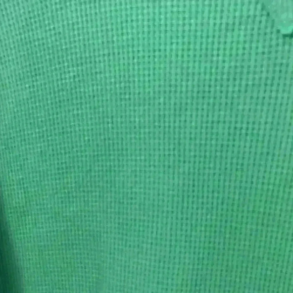 Woman Within Green Waffle Knit Long Sleeve Shirt Size 18/20 L - Picture 3 of 8